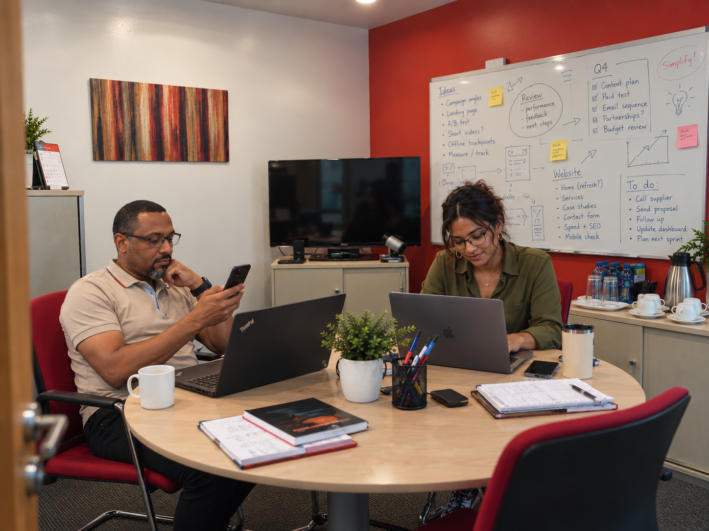 DesignX team at work in Nairobi